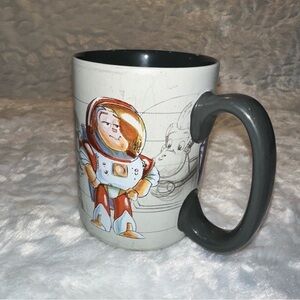 Disney Parks Pixar Buzz Lightyear Artist Sketch Ceramic Mug 10 oz